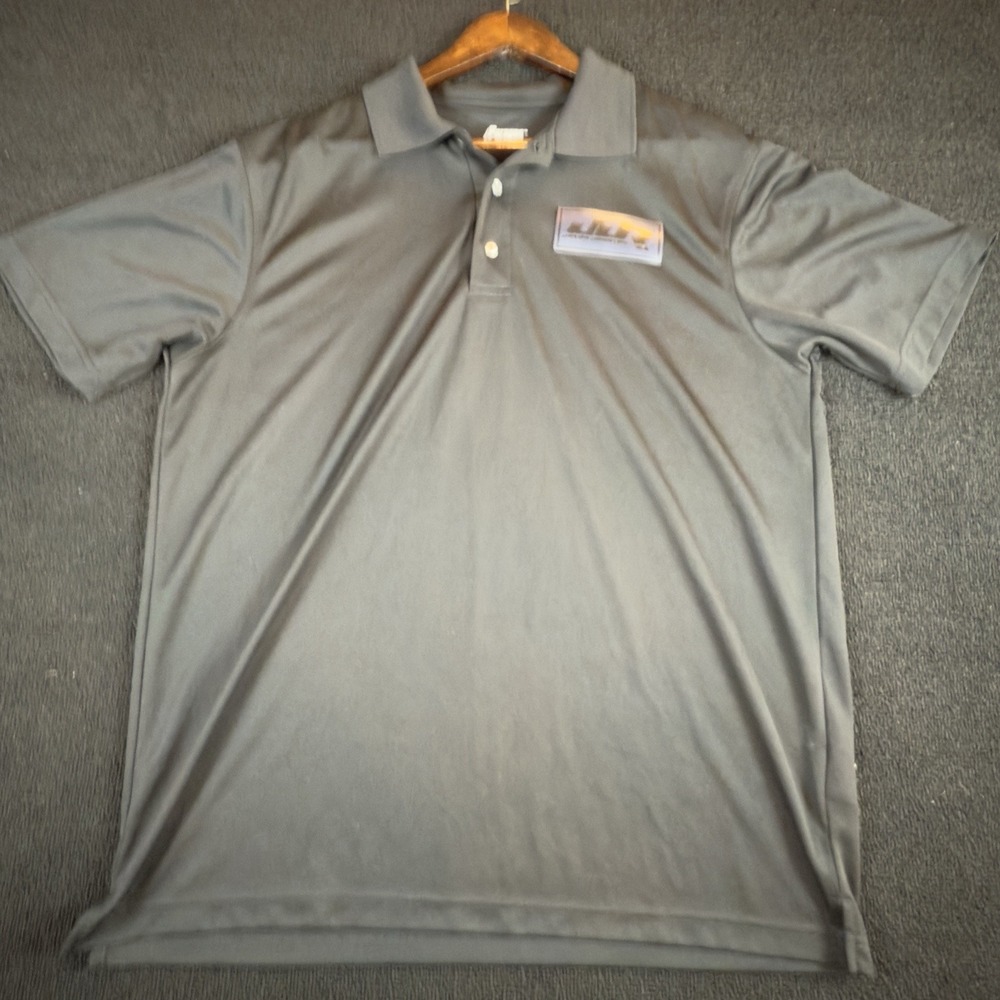 Paragon Jason Johnson Racing Men's Black Short Sleeve Polo Large